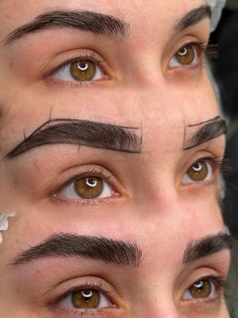 قرینه سازی ابرو