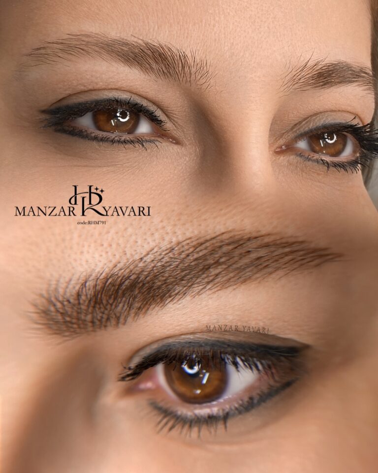 اجرای هاشور کرکی و مویی ظریف با تکنیک جدید در مرکز منظر یاوری.