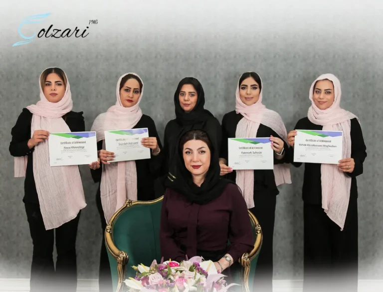 هنرجویان میکروبلیدینگ آکادمی تخصصی آرایش دائم گلزاری