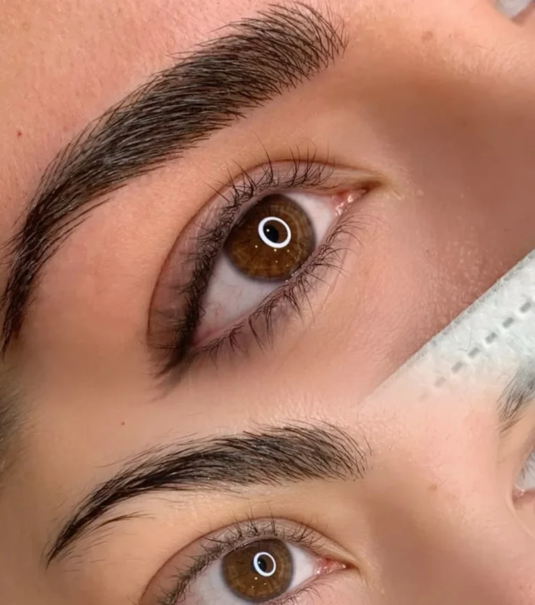 جزئیات ابرو بعد از اجرای میکروبلیدینگ مرکز تخصصی میکروبلیدینگ معصومه احمدی
